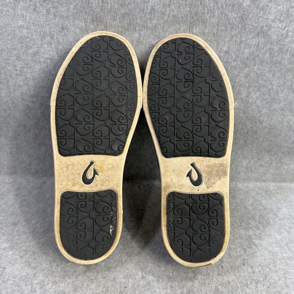 Olukai Womens Shoes Size 7 Pehuea Dark Slip On Low Top Comfort Casual Sneakers - Picture 8 of 10